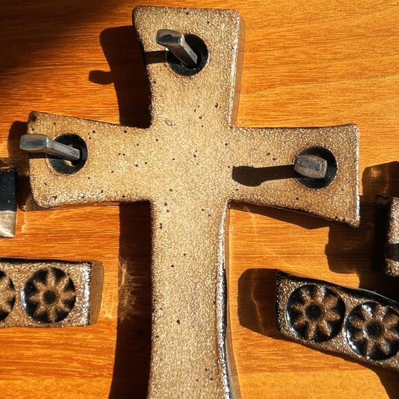 VTG Artisan Handmade Stoneware Pottery Last Supper Award Winning Religious Décor - Picture 14 of 16